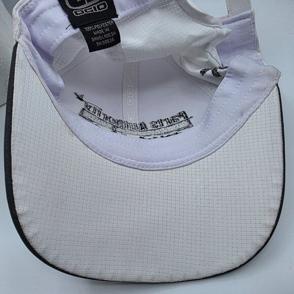 OGIO Mens White Adjustable Hat Cap Casual Los Cabos 2022 Parts Authority Work - Picture 8 of 9